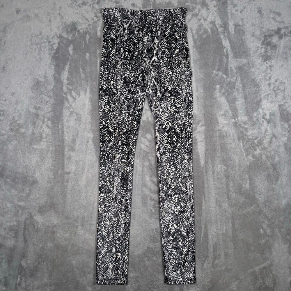 Spanx Snake Skin Print High Rise Shaping Leggings Women’s Small